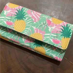 Pineapple & Flamingo Wallet